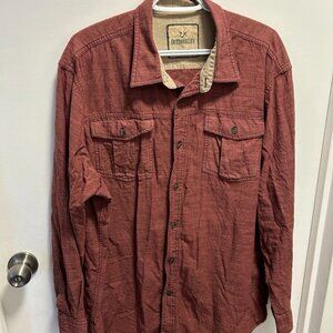 Outdoor Life Men’s Long Sleeve Button Up Shirt Size XL